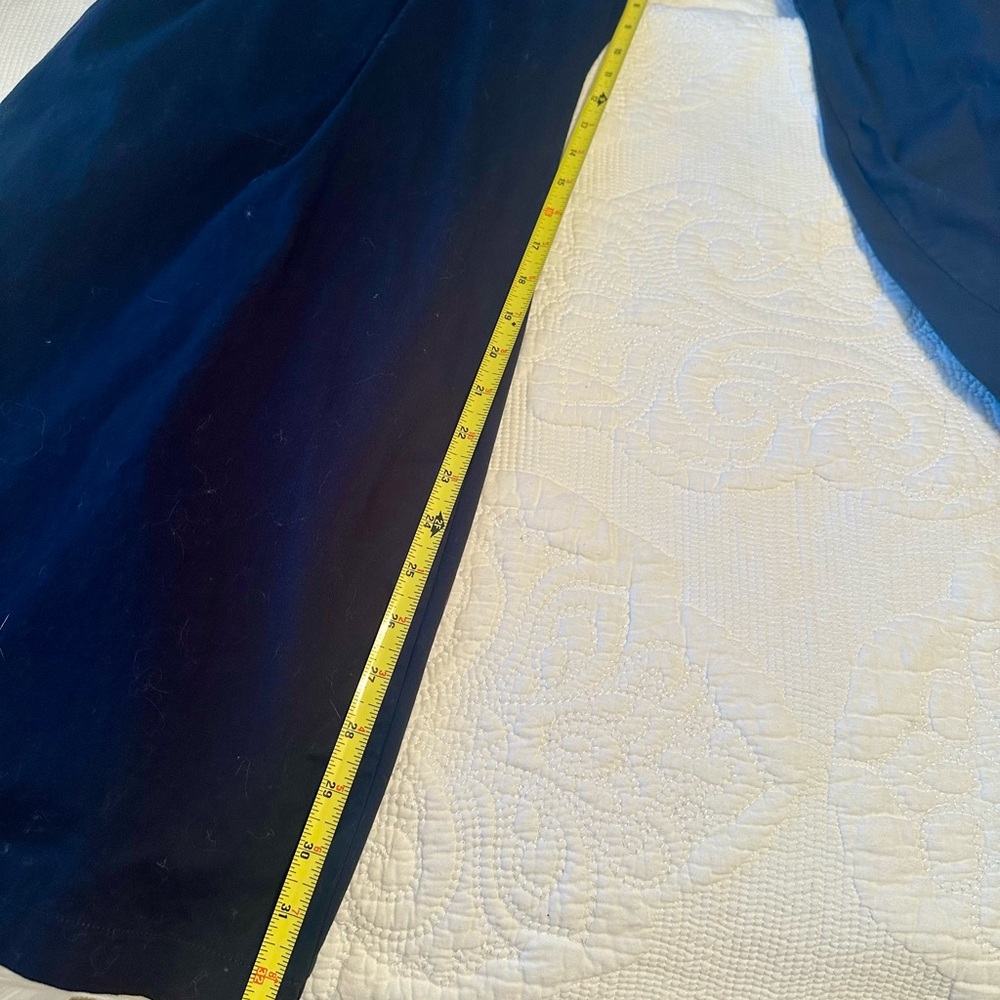 XCVI Navy Blue gathered and flared Pants - Picture 12 of 12